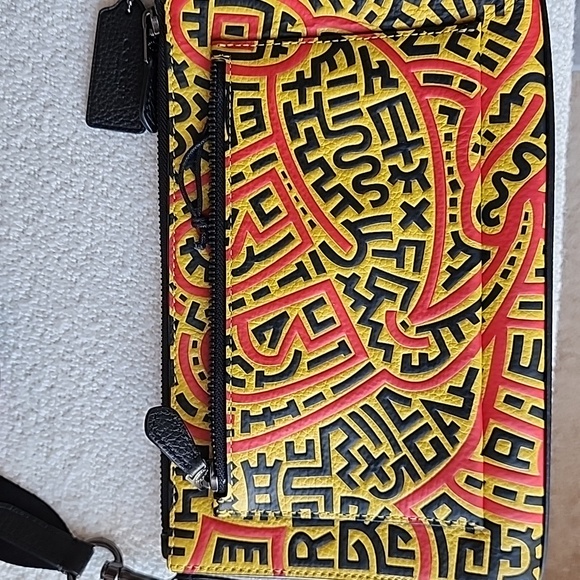 Coach Mickey Mouse Crossbody Bag with Red Coin Pouch - Picture 2 of 10